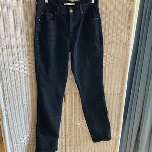 Levi’s 505 Straight Leg Mid-Rise Black Jeans